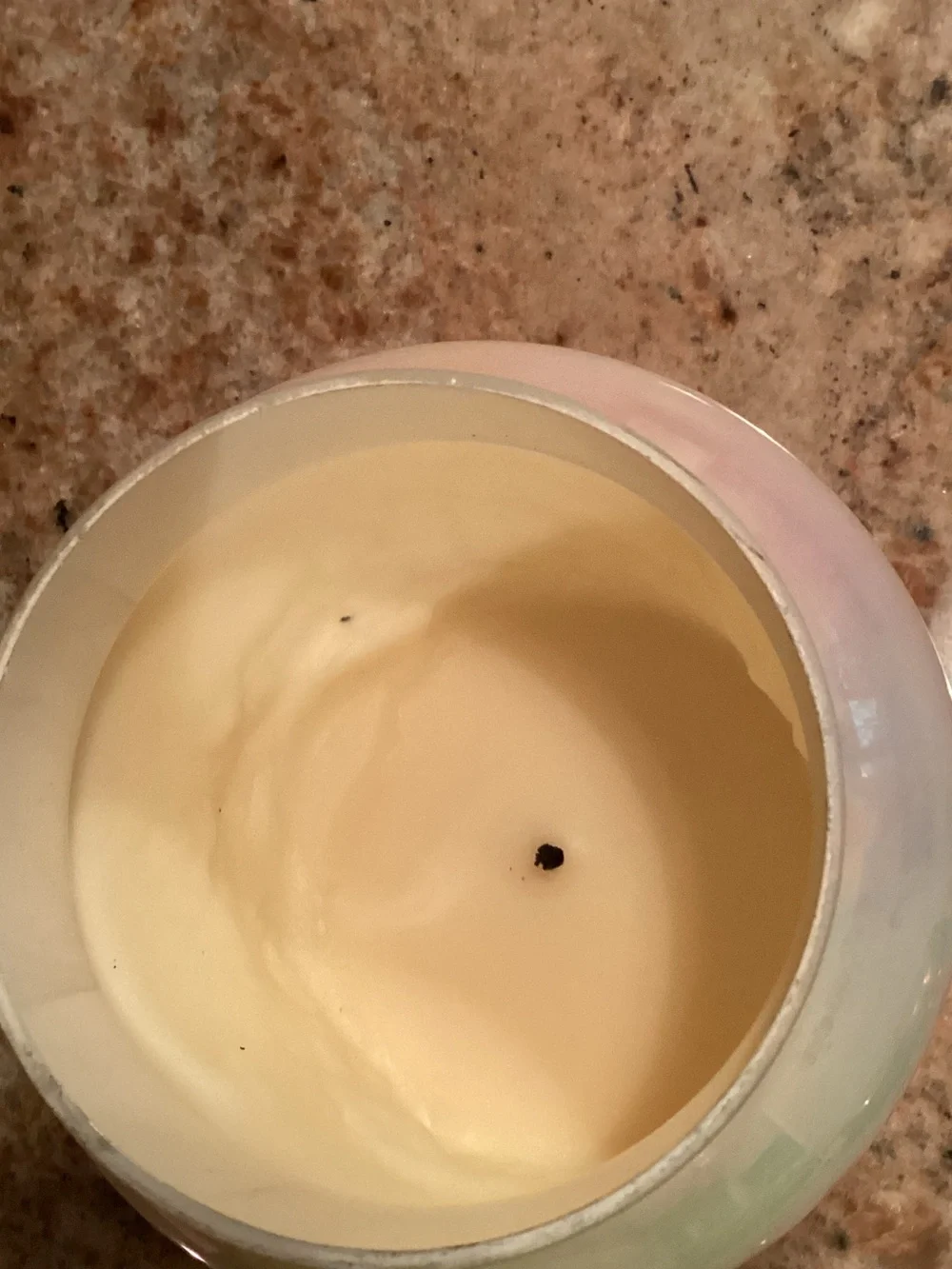 Anthropologie Empty Candle Jar with leftover wax